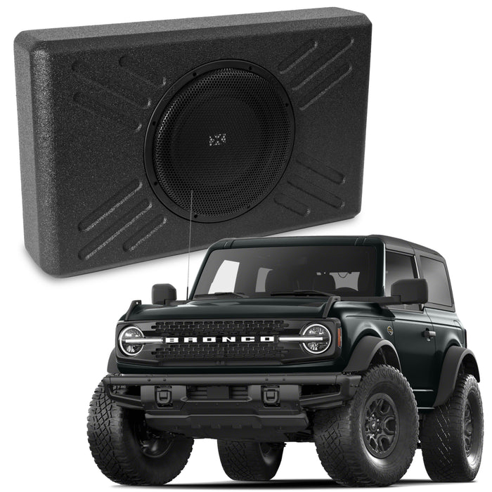 2021-up Ford Bronco - Custom 12" 400W RMS Loaded Subwoofer Enclosure | BE-FRD-BRO-G6