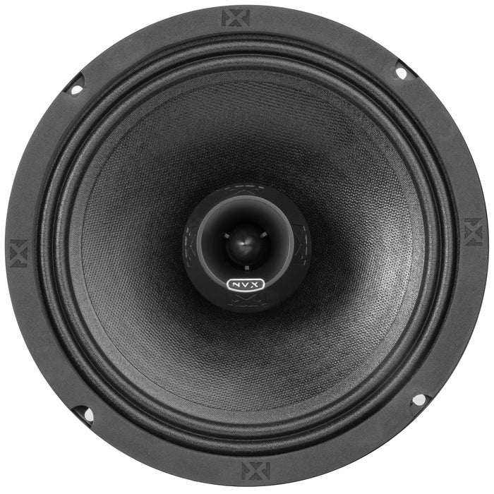 VPRO8 550W Peak (275W RMS) 8" V-Series Pro 2-Way Water Resistant Coaxial Loudspeaker with Bullet Tweeter