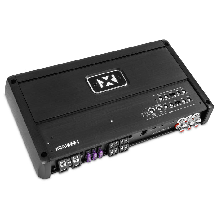 XQA10004 1000W RMS X-Series SQ Hi-Res Class D 4-Channel Amplifier with X-Boost