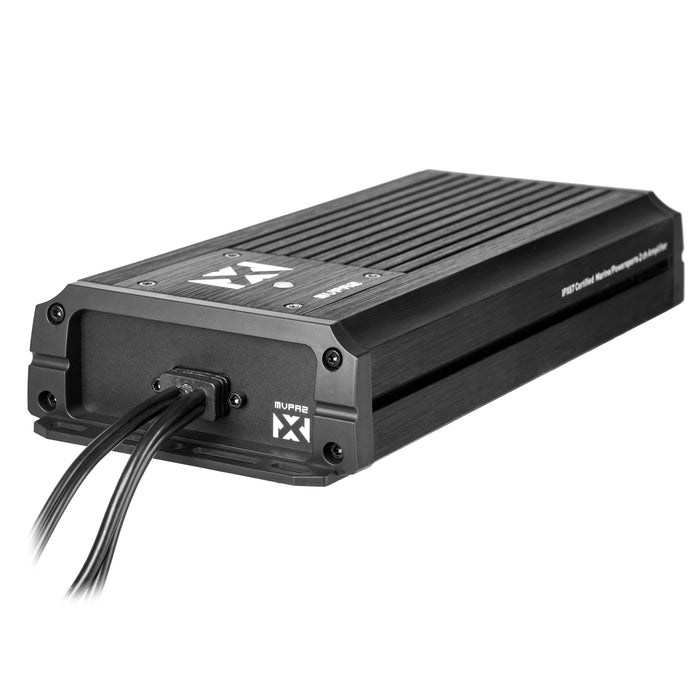 MVPA2 600W RMS Marine V-Series 2-Channel Class-D Compact Powersports Amplifier