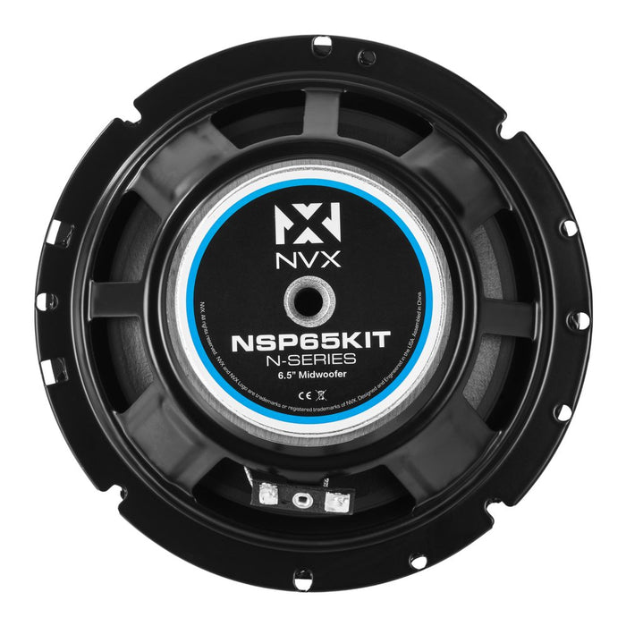 NSP65KIT 600W Peak (200W RMS) 6.5" N-Series 2-Way Component Speakers with 20mm Silk Dome Tweeters